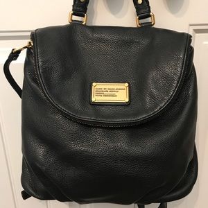 Marc by Marc Jacobs New Q Mariska Leather Backpack